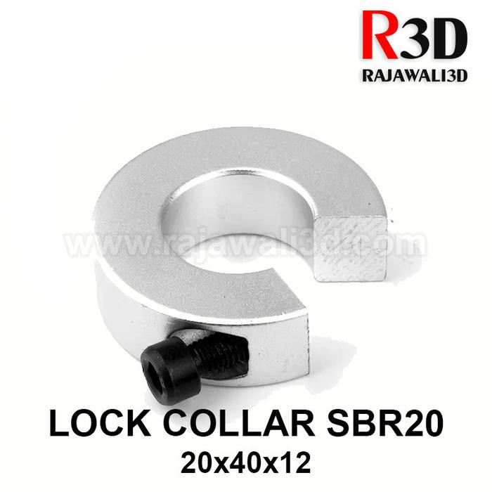LockCollarSBR Lock Collar SBR Locking Collar SBR20mm Stainless Steel 20x40x12mm