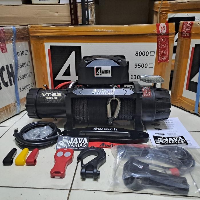 Bagus Winch 4Winch 13000Lbs Plasma Warn Runva Articx Tmax