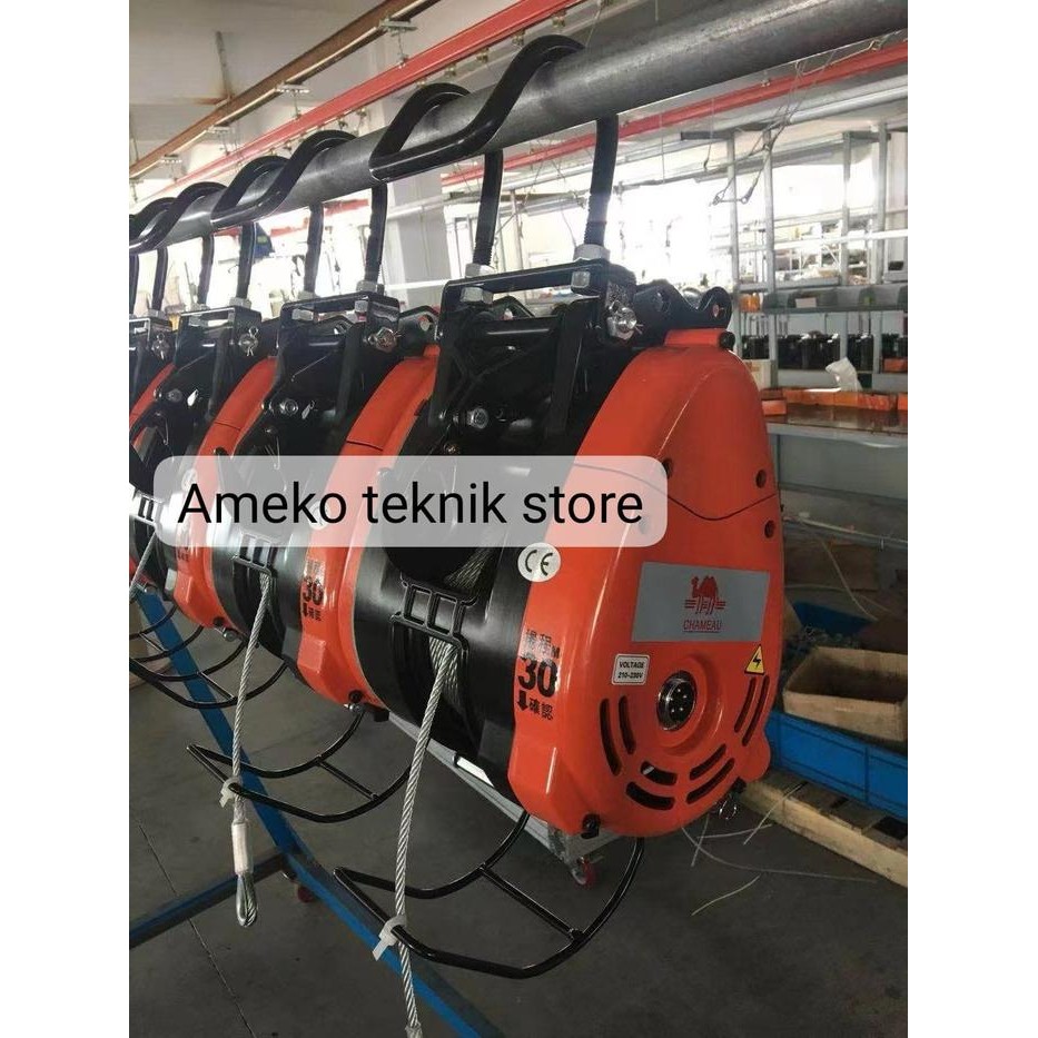 Terbatas Mini Wire Winch Hoist 300 Kg / Mini Baby Hoist Sling 300 Kg
