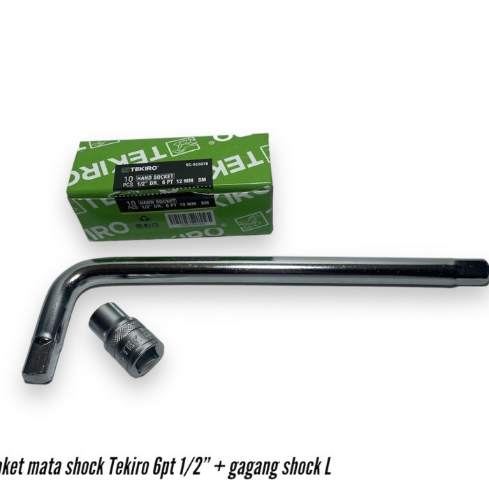 Paket Mata Shock Tekiro 6Pt 1/2 + Gagang Kunci Shock L #Gratisongkir