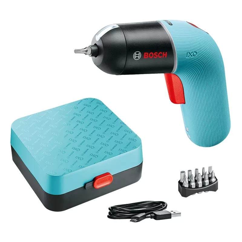 BoschIXO6 Multifunction Professional Cordless Electric Screwdriver Set USB Rechargeable Home DIY Gar