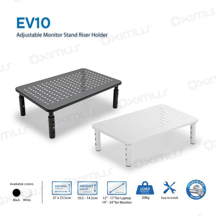 

Laptop Monitor Stand Riser Alas Meja Monitor Laptop OXIMUS EV10 EV10D Computer