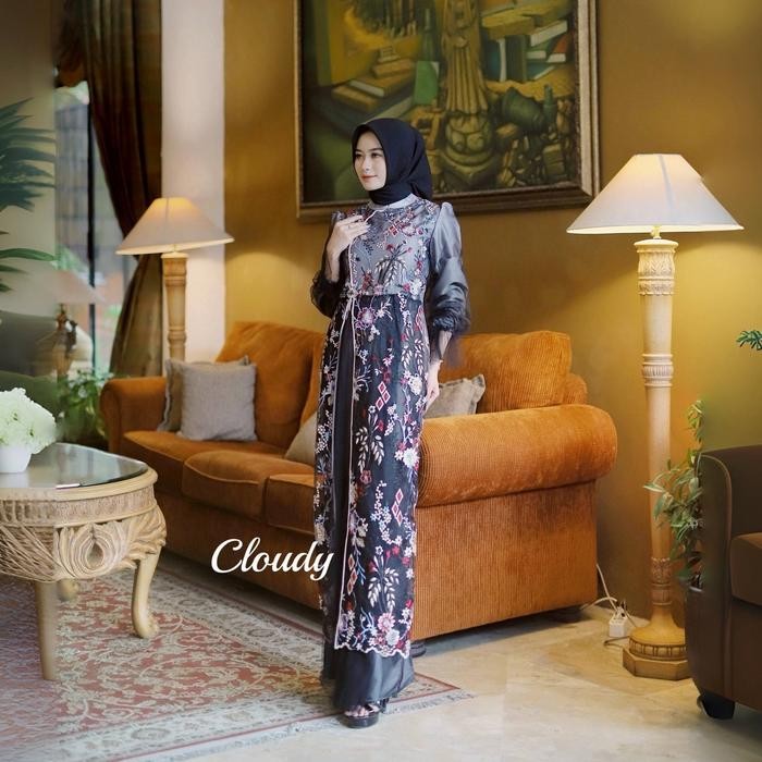 JTTOP" MEIYIN DRESS KONDANGAN BRIDESMAID GRADASI BRUKAT MUSLIM PANJANG GAMIS PAYET