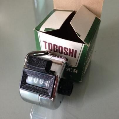 Hand Tally Counter Alat Hitung Manual 4 Digit Togoshi Fh-102 Japan Ready Stok