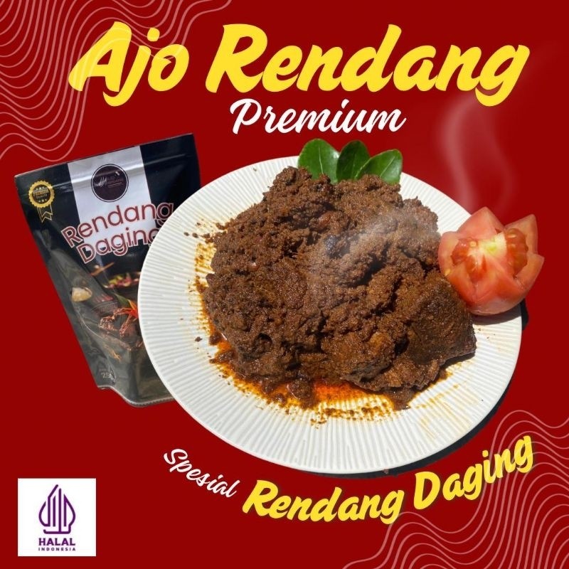 

Konter Makanan Rendang Premium Daging Sapi 500Gr