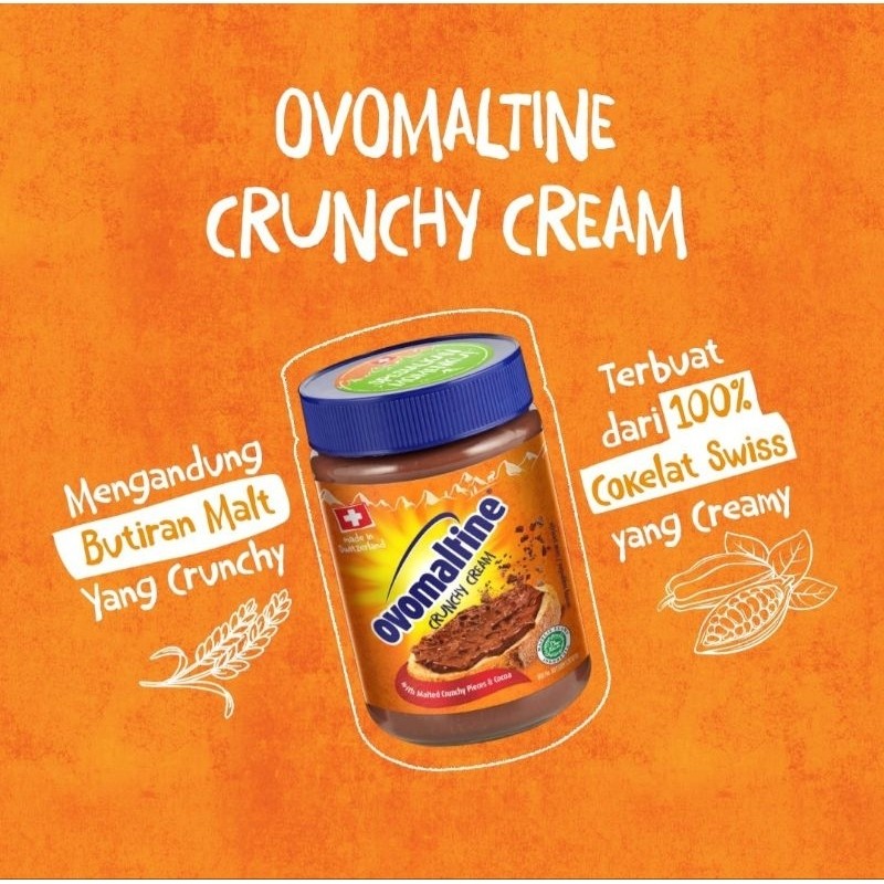 

Konter Makanan Ovomaltine Crunchy Cream 380 Gr Ovomaltine Crunchy Cream 230 Gr Ovomaltine Crunchy