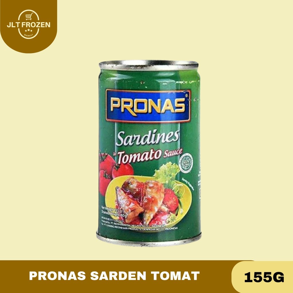 

Konter Makanan Pronas Sardines / Sarden / Sarden In Tomato / In Chili Sauce Kemasan 155G / 425G