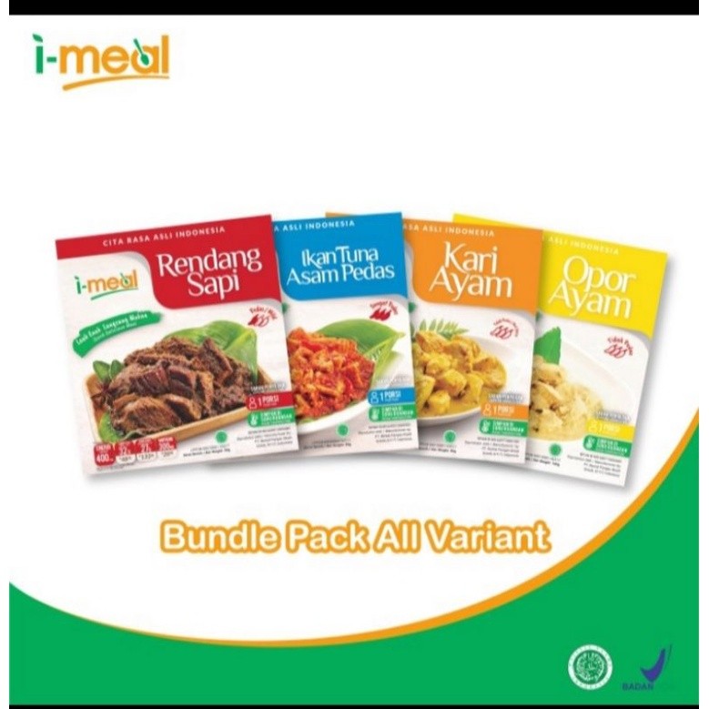 

Sensasi Lezat Makanan I-Meal Cepat Saji Rendang,Opor Ayam,Kari Ayam,Tuna Asam Pedas Makanan Mendaki