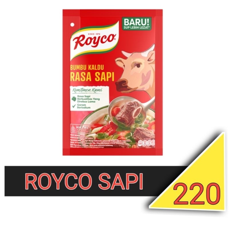 

Konter Makanan Royco Kaldu Sapi 220G