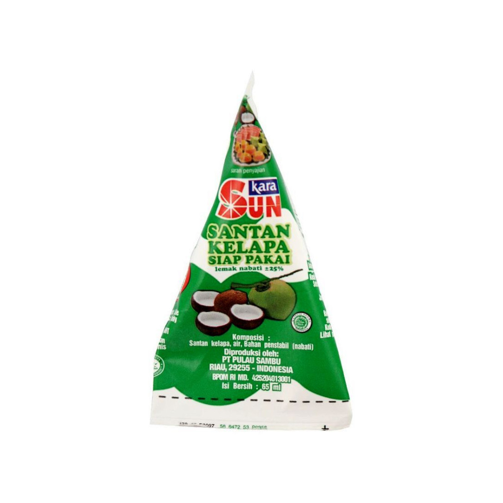 

Sensasi Lezat Kara Sun Santan Kelapa [65 Ml/ 36 Pcs/ Dus]