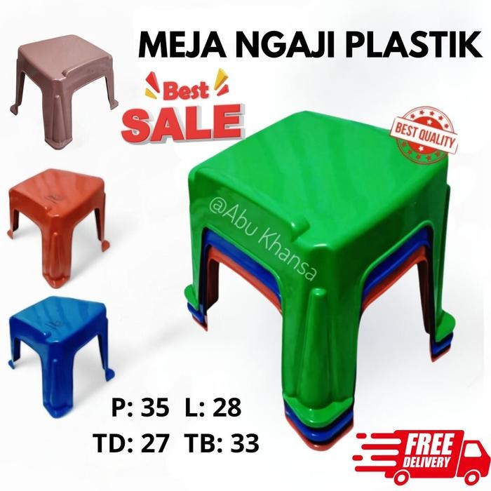 Paket 10 Pcs Meja Ngaji Plastik Lekar Plastik Meja Mengaji Rekal Quran