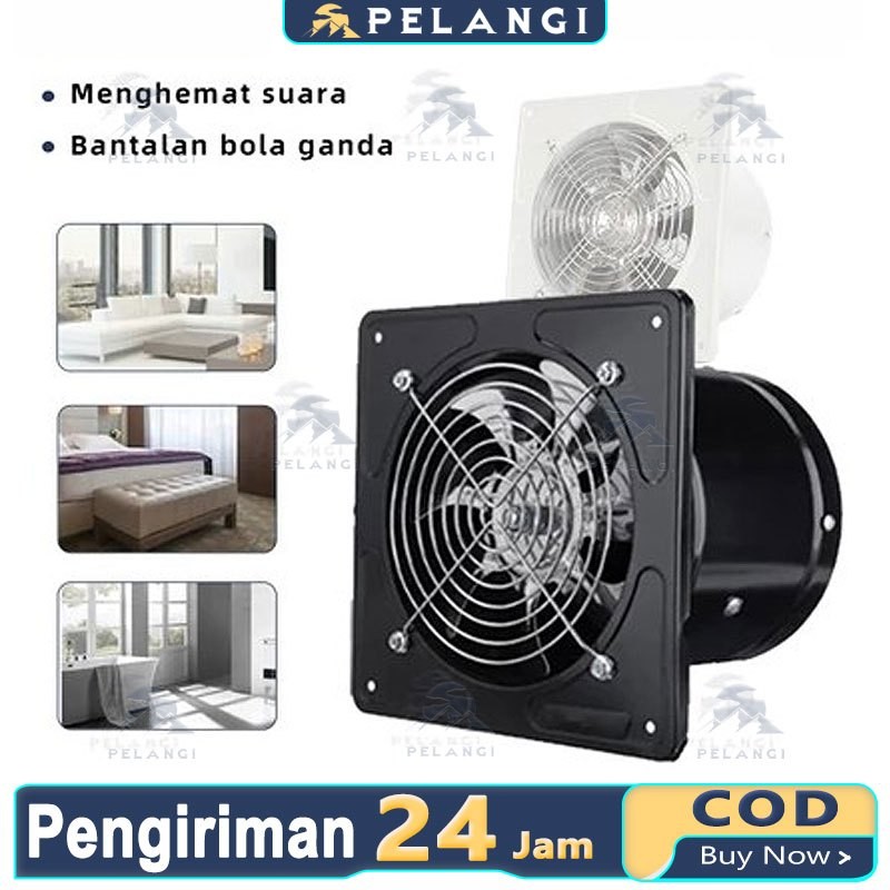 4/6 Inch Kipas Exhaust Ventilasi Dinding Exhaust Fan Dinding Exhaust Fan Dinding 6 Inch Kipas