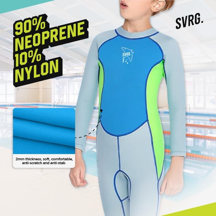 Triton Wet Suit - Diving Suit For Boys & Girls - Baju Renang Anak