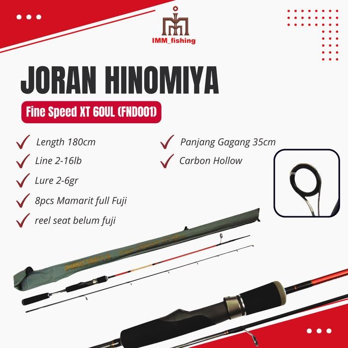 Joran Hinomiya Fine Speed XT 60 UL