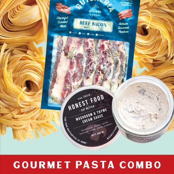 

Diskon Pasta Combo Honestfood (Pasta, Sauce, Bacon Daging Asap)