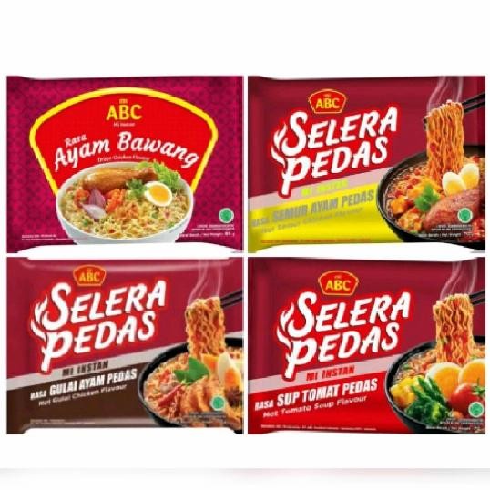 

Kualitas No1 Mie Abc Kuah Selera Pedas 1 Karton Isi 40 Pcs Rasa Boleh Campur