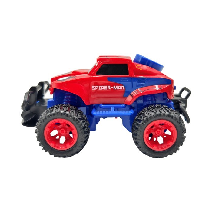 Toys Kingdom Top Gear Mkb Off Road Monster Truck Spiderman Remote Control - Merah Toys Kids Toy