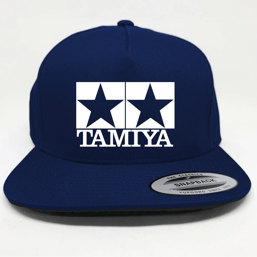 Topi snapback Tamiya Mini 4WD Logo Japan White