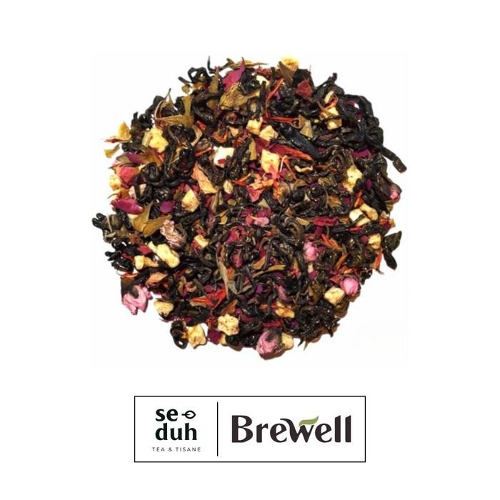 

PROSPERITEA Tea Blend - Caramel Green Tea with Apple & Flower PREMIUM