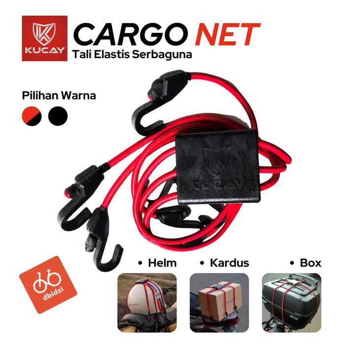 Tali Jaring Helm Motor Box Cargo Duffle Bag KUCAY Elastis *