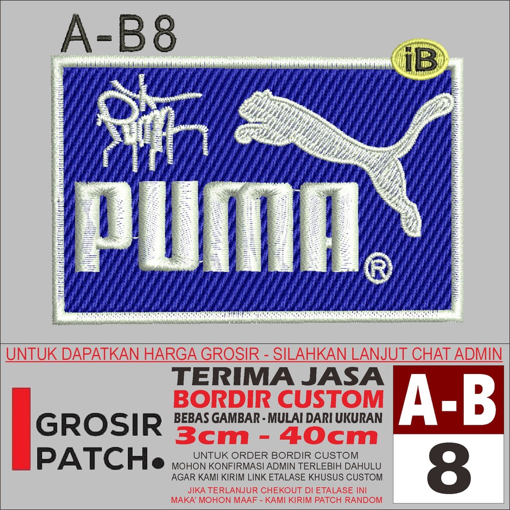 MB PATCH BORDIR A-B8 LOGO PUMA