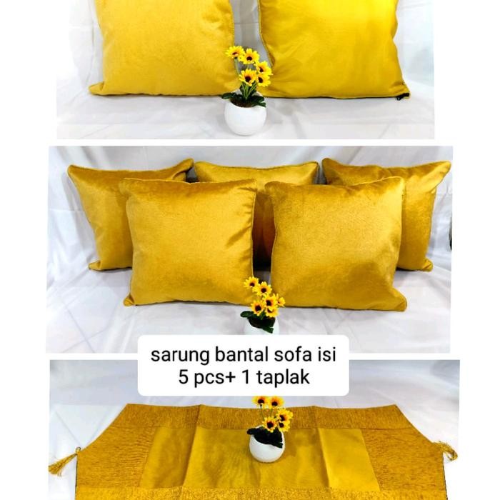 sarung bantal sofa 50x50/sarung bantal sofa 45x45 polos