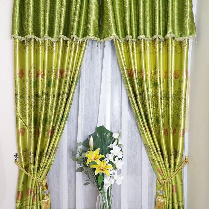 GORDEN BLACKOUT PRINT EMAS /GORDEN BLACKOUT HIJAU