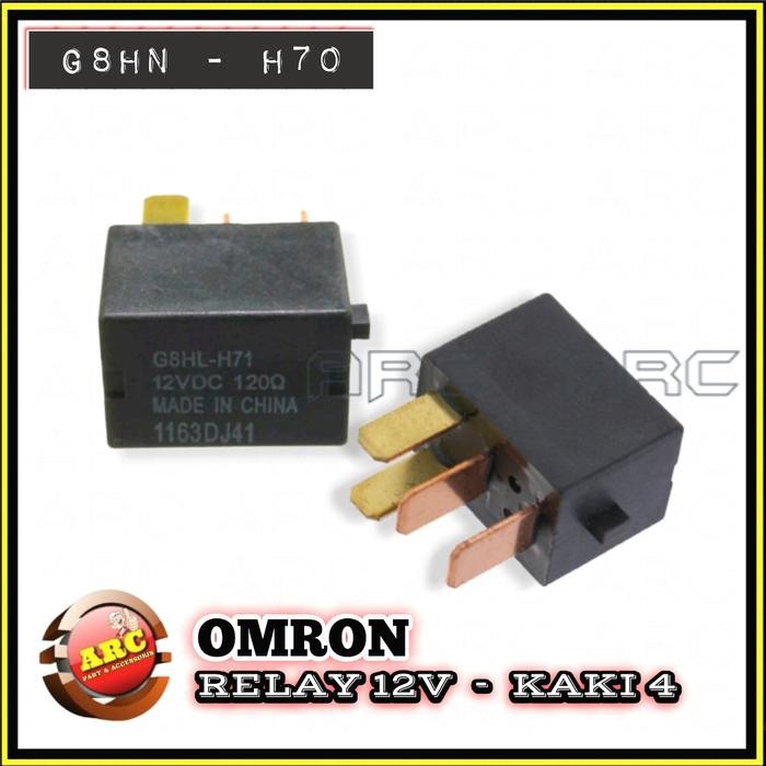Pasti Murah Relay Riley 12V Kaki 4 Omron