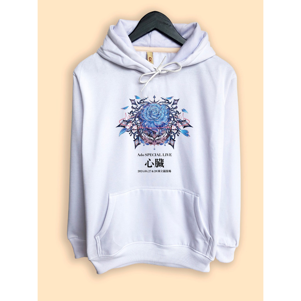 Hoodie Sweater Ado Blue Rose Vocaloid Special Live 2024