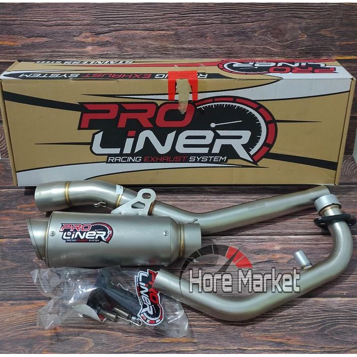KNALPOT PROLINER TR 1R TITAN SHORT SONIC 150R SUPRA GTR 150 ORIGINAL TERMURAH