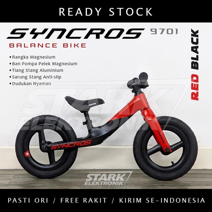 Balance Bike PACIFIC SYNCROS PC 9701 Push Bike Sepeda Anak Pacific