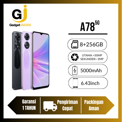 Oppo A78 5G Ram 8/128 Gb & 8/256Gb