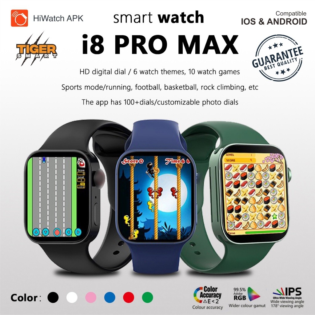 Smart Watch Series 8 I8 Pro Max Orinal 10 Kalkulator