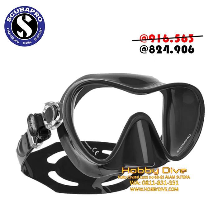 SCUBAPRO Mask Trinidad Black - Scuba Diving Alat Diving