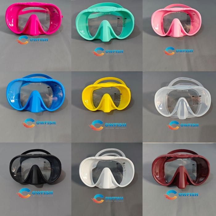 COWFISH Kacamata Selam Dewasa Snorkel Mask Peralatan Menyelam Masker Diving W-1000