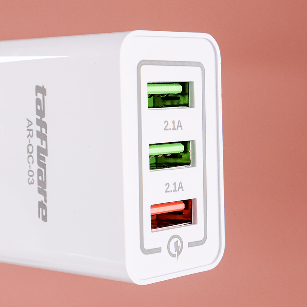 Taffware Charger 3 USB A Qualcomm QC 3.0