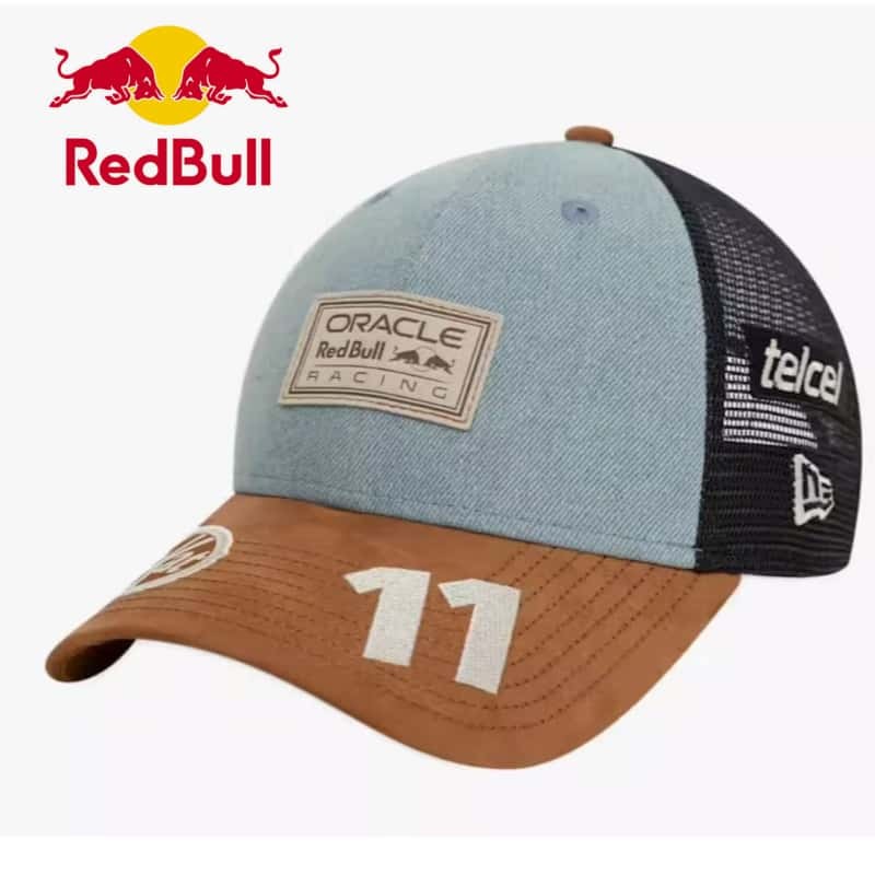 2024 New Red Bull Hat Czech Perez Red Bull Racing Racing Hat Men's and Women's Outdoor Red Bull Sun 