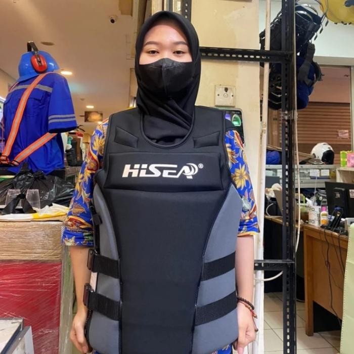LIFE JACKET PELAMPUNG RENANG DEWASA JACKET PELAMPUNG MERK HISEA