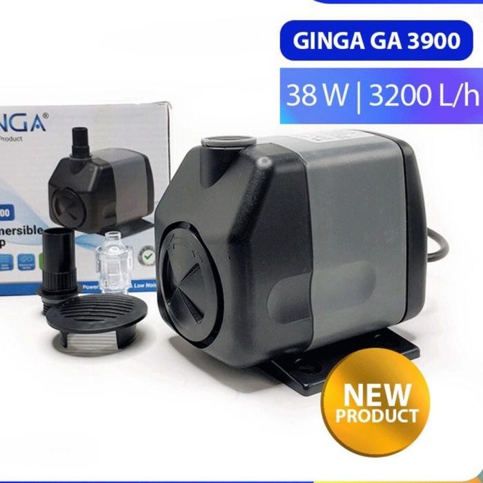 GINGA GA 3900 Pompa Air Celup Kolam Ikan Aquarium Aquape GA3900