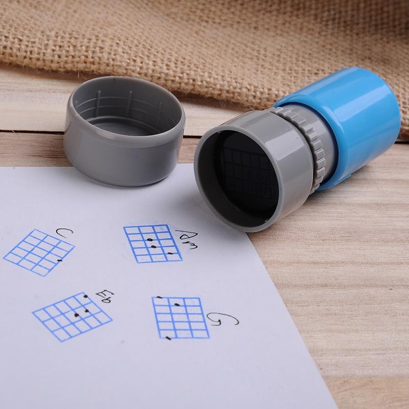 1 Pcs Ukulele Guitar Chord Seal Stamp Classic Chords Print Signet Guitar Accessories