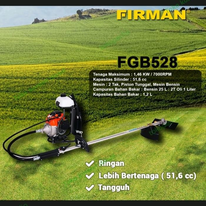 Mesin Potong Rumput 2Tak FIRMAN FGB 528 52cc
