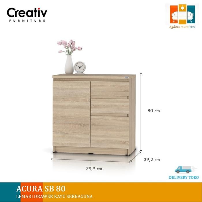 Cabinet Drawer Sideboard Serbaguna ACURA SB 80/120