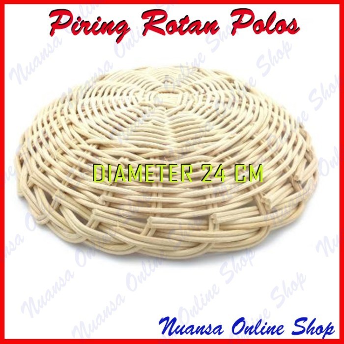 (Allthebest) Piring Rotan Asli Cirebon HARGA GROSIR