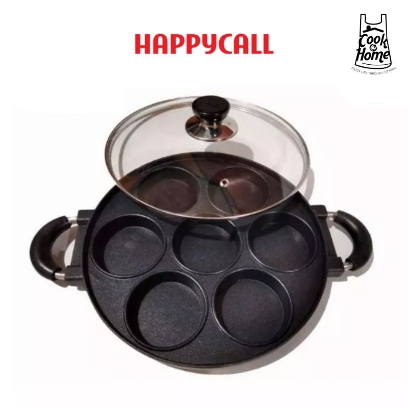 Cetakan Mini Martabak / Kue Lumpur 7 Lubang Polos HAPPYCALL