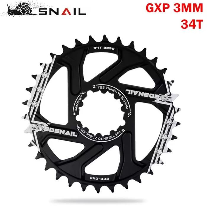 Snail Chainring Gxp 36T Chain Ring Crank Gxp Direct Mount #Gratisongkir