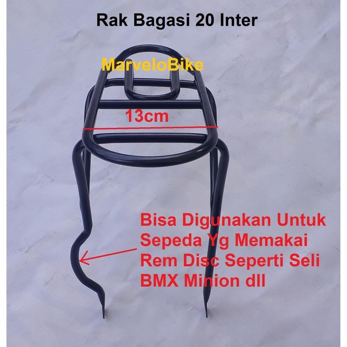 Rak Bagasi Sepeda Lipat Mini 20 Besi Boncengan Sepeda 20 Belakang #Gratisongkir