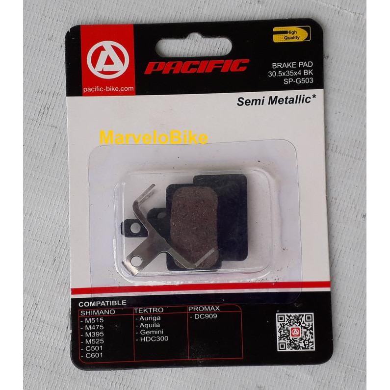 Brake Pad Kampas Rem Cakram Sepeda Pacific G503 Kotak #Gratisongkir