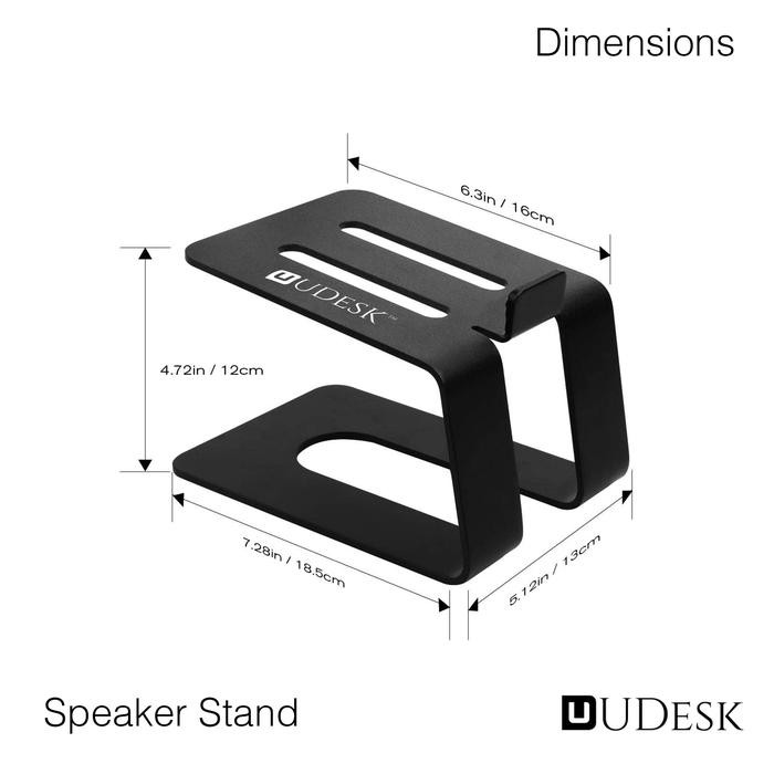 

Uta - Speaker Stand Besi Tatakan Speaker Desktop - Udesk Accessories