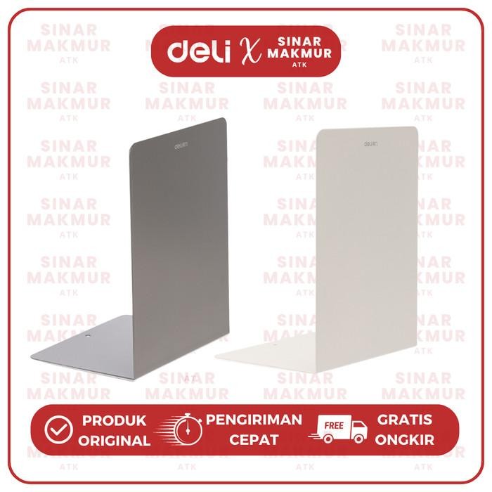 

Uta - Penahan Buku/Stand Book/Book End Metal Deli 78650 (Set)