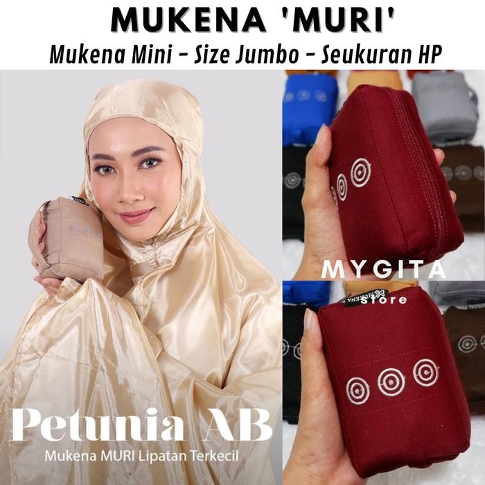 Mukena Travelling Terkecil Mukena MURI Karita (Atas Bawah)
